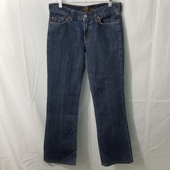 7 For All Mankind Jerome Dahan Bootcut 28x30 - Picture 1 of 8